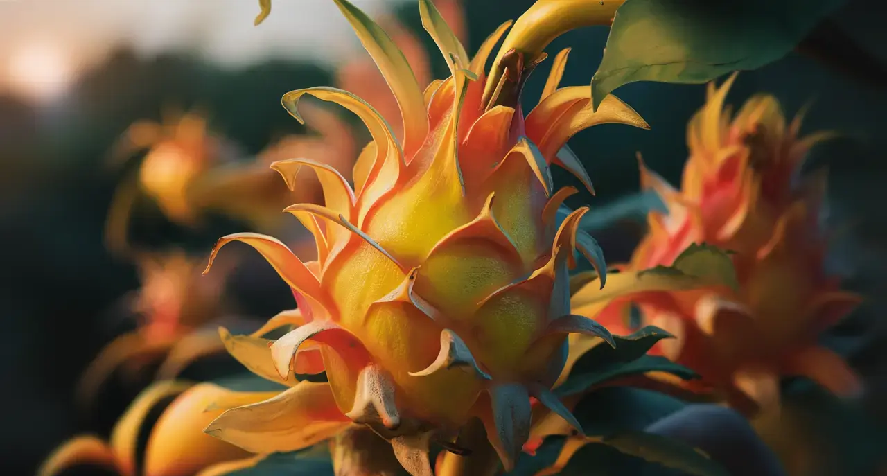 Prompt for Yellow Dragon Fruit Plant care