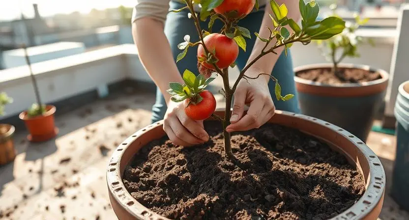 Step-by-Step Guide: How to Grow Pomegranate Tree on Rooftop