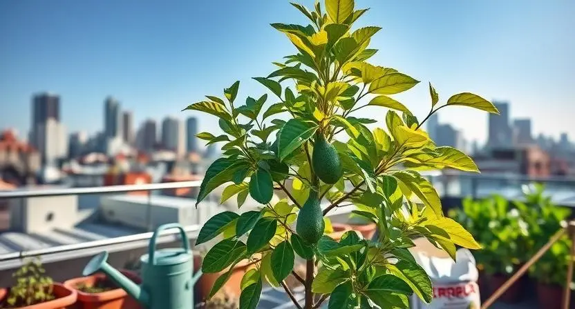 Caring for Avocado Tree on Rooftop